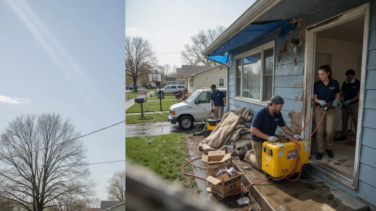 Basement Flood Cleanup in Bowman, ND near me